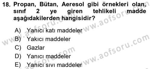 Ulaştırma Sistemleri Ve Yönetimi Dersi 2019 - 2020 Yılı (Final) Dönem Sonu Sınav Soruları 18. Soru