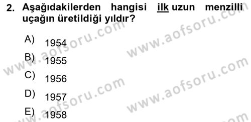 Ulaştırma Sistemleri Ve Yönetimi Dersi 2020 - 2021 Yılı Yaz Okulu Sınav Soruları 2. Soru