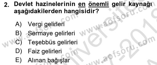 Dış Ticarette Risk Yönetimi Ve Sigortacılık Dersi Ara Sınavı Deneme Sınav Soruları 2. Soru