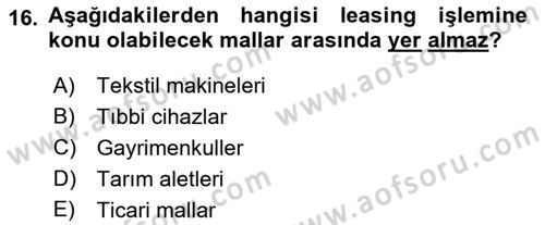 Dış Ticaret İşlemleri Ve Belgeleri Dersi 2018 - 2019 Yılı (Final) Dönem Sonu Sınav Soruları 16. Soru