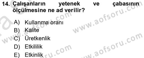 Depolama Ve Envanter Yönetimi Dersi 2017 - 2018 Yılı (Vize) Ara Sınavı 14. Soru