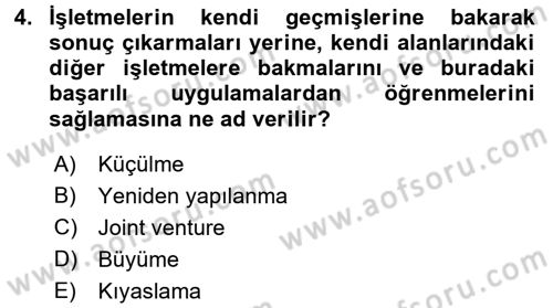 Depolama Ve Envanter Yönetimi Dersi 2017 - 2018 Yılı (Final) Dönem Sonu Sınav Soruları 4. Soru