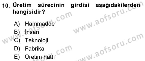 Depolama Ve Envanter Yönetimi Dersi Ara Sınavı Deneme Sınav Soruları 10. Soru
