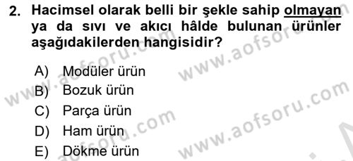 Depolama Ve Envanter Yönetimi Dersi 2022 - 2023 Yılı (Vize) Ara Sınavı 2. Soru