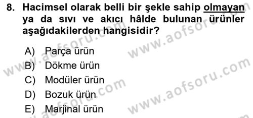 Depolama Ve Envanter Yönetimi Dersi 2025 - 2026 Yılı (Vize) Ara Sınav Soruları 8. Soru