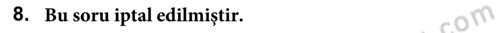Tehlikeli Madde Lojistiği Ve İş Güvenliği Dersi 2019 - 2020 Yılı (Vize) Ara Sınav Soruları 8. Soru