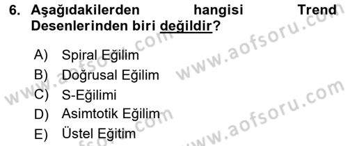 Lojistik Planlama Ve Modelleme Dersi 2022 - 2023 Yılı Yaz Okulu Sınav Soruları 6. Soru