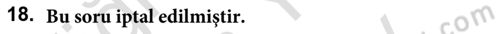 Lojistik Planlama Ve Modelleme Dersi 2023 - 2024 Yılı (Vize) Ara Sınav Soruları 18. Soru