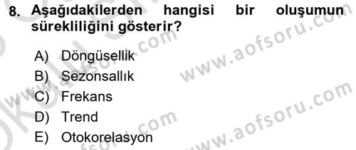 Lojistik Planlama Ve Modelleme Dersi 2024 - 2025 Yılı Yaz Okulu Sınav Soruları 8. Soru