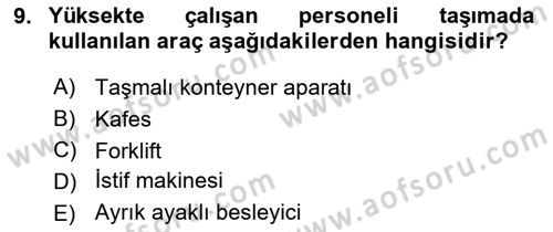 Liman Ve Terminal Yönetimi Dersi 2021 - 2022 Yılı (Final) Dönem Sonu Sınav Soruları 9. Soru