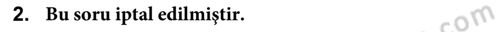 Liman Ve Terminal Yönetimi Dersi 2023 - 2024 Yılı Yaz Okulu Sınav Soruları 2. Soru