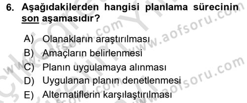 Lojistik Maliyetleri Ve Raporlama Dersi 2022 - 2023 Yılı Yaz Okulu Sınav Soruları 6. Soru