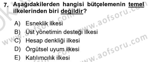 Lojistik Maliyetleri Ve Raporlama Dersi 2022 - 2023 Yılı Yaz Okulu Sınav Soruları 7. Soru
