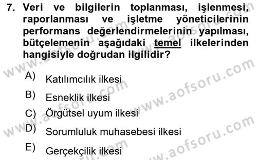 Lojistik Maliyetleri Ve Raporlama Dersi 2023 - 2024 Yılı Yaz Okulu Sınav Soruları 7. Soru