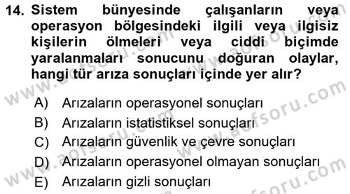 Entegre Lojistik Destek Dersi 2021 - 2022 Yılı Yaz Okulu Sınav Soruları 14. Soru