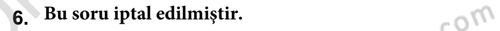 Entegre Lojistik Destek Dersi 2021 - 2022 Yılı Yaz Okulu Sınav Soruları 6. Soru