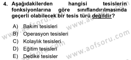 Entegre Lojistik Destek Dersi 2022 - 2023 Yılı Yaz Okulu Sınav Soruları 4. Soru