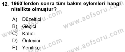 Entegre Lojistik Destek Dersi 2024 - 2025 Yılı Yaz Okulu Sınav Soruları 12. Soru