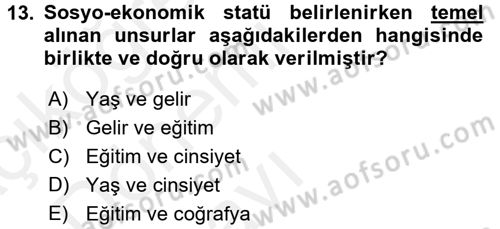 Marka ve Yönetimi Dersi 2015 - 2016 Yılı Tek Ders Sınav Soruları 13. Soru