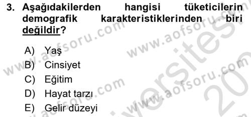 Marka ve Yönetimi Dersi 2021 - 2022 Yılı (Final) Dönem Sonu Sınav Soruları 3. Soru