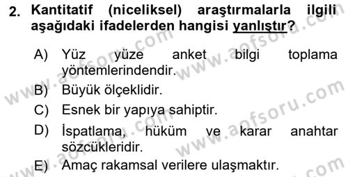 Marka ve Yönetimi Dersi 2023 - 2024 Yılı Yaz Okulu Sınav Soruları 2. Soru