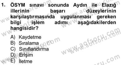 Marka İletişiminde Analiz ve Araştırma 1 Dersi 2012 - 2013 Yılı (Vize) Ara Sınav Soruları 1. Soru
