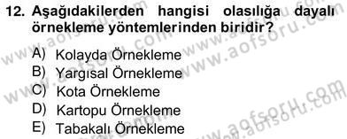 Marka İletişiminde Analiz ve Araştırma 1 Dersi 2012 - 2013 Yılı (Vize) Ara Sınav Soruları 12. Soru