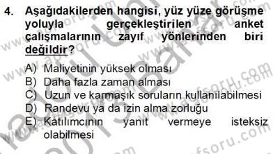 Marka İletişiminde Analiz ve Araştırma 1 Dersi 2012 - 2013 Yılı (Final) Dönem Sonu Sınav Soruları 4. Soru