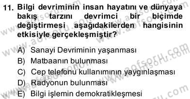 Marka İletişiminde Analiz ve Araştırma 1 Dersi 2013 - 2014 Yılı (Vize) Ara Sınav Soruları 11. Soru