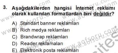 Marka İletişiminde Analiz ve Araştırma 1 Dersi 2013 - 2014 Yılı (Final) Dönem Sonu Sınav Soruları 3. Soru