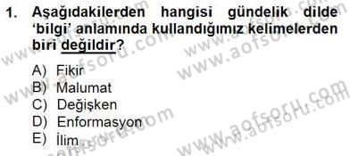 Marka İletişiminde Analiz ve Araştırma 1 Dersi 2014 - 2015 Yılı (Vize) Ara Sınav Soruları 1. Soru