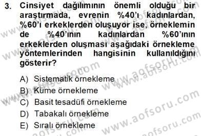 Marka İletişiminde Analiz ve Araştırma 1 Dersi 2014 - 2015 Yılı (Final) Dönem Sonu Sınav Soruları 3. Soru