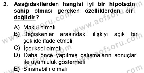 Marka İletişiminde Analiz Ve Araştırma 1 Dersi 2012 - 2013 Yılı (Vize) Ara Sınav Soruları 2. Soru