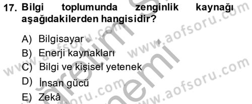Marka İletişiminde Analiz Ve Araştırma 1 Dersi 2013 - 2014 Yılı (Vize) Ara Sınav Soruları 17. Soru