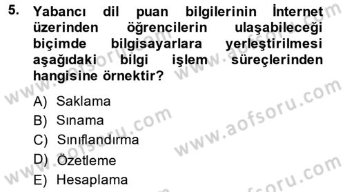 Marka İletişiminde Analiz Ve Araştırma 1 Dersi 2013 - 2014 Yılı (Vize) Ara Sınav Soruları 5. Soru