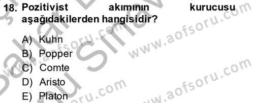 Marka İletişiminde Analiz Ve Araştırma 1 Dersi 2013 - 2014 Yılı (Final) Dönem Sonu Sınav Soruları 18. Soru