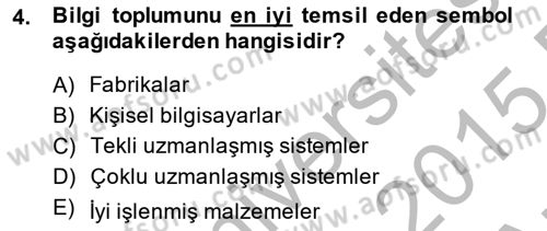 Marka İletişiminde Analiz Ve Araştırma 1 Dersi 2014 - 2015 Yılı (Vize) Ara Sınav Soruları 4. Soru