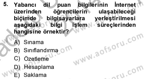 Marka İletişiminde Analiz Ve Araştırma 1 Dersi 2014 - 2015 Yılı (Vize) Ara Sınav Soruları 5. Soru