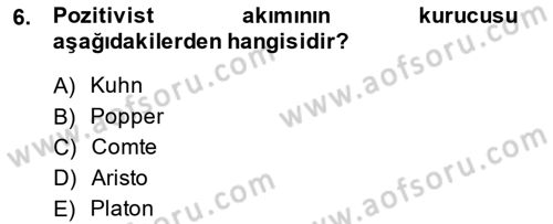 Marka İletişiminde Analiz Ve Araştırma 1 Dersi 2014 - 2015 Yılı (Vize) Ara Sınav Soruları 6. Soru