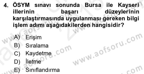 Marka İletişiminde Analiz Ve Araştırma 1 Dersi 2015 - 2016 Yılı (Vize) Ara Sınav Soruları 4. Soru