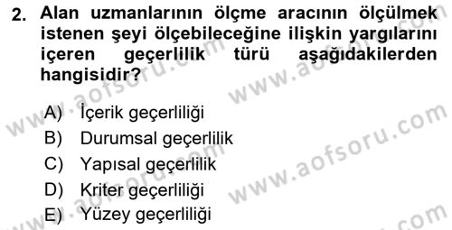 Marka İletişiminde Analiz Ve Araştırma 1 Dersi 2015 - 2016 Yılı (Final) Dönem Sonu Sınav Soruları 2. Soru