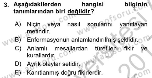 Marka İletişiminde Analiz Ve Araştırma 1 Dersi 2016 - 2017 Yılı 3 Ders Sınav Soruları 3. Soru