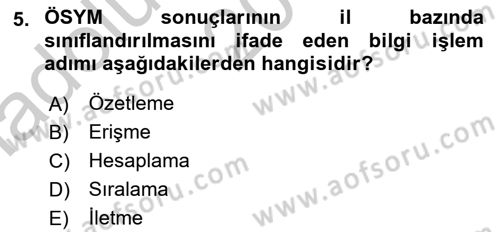 Marka İletişiminde Analiz Ve Araştırma 1 Dersi 2016 - 2017 Yılı (Vize) Ara Sınav Soruları 5. Soru