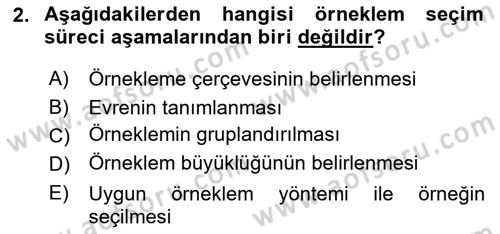 Marka İletişiminde Analiz Ve Araştırma 1 Dersi 2016 - 2017 Yılı (Final) Dönem Sonu Sınav Soruları 2. Soru