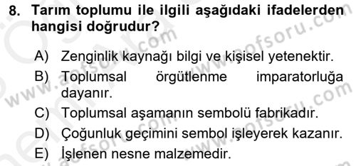 Marka İletişiminde Analiz Ve Araştırma 1 Dersi 2017 - 2018 Yılı (Vize) Ara Sınav Soruları 8. Soru