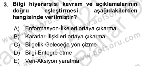 Marka İletişiminde Analiz Ve Araştırma 1 Dersi 2021 - 2022 Yılı (Vize) Ara Sınav Soruları 3. Soru