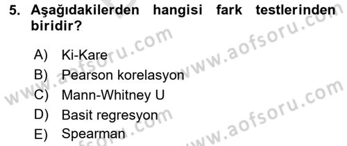 Marka İletişiminde Analiz Ve Araştırma 1 Dersi 2021 - 2022 Yılı (Final) Dönem Sonu Sınav Soruları 5. Soru