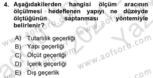 Marka İletişiminde Analiz Ve Araştırma 1 Dersi 2021 - 2022 Yılı Yaz Okulu Sınav Soruları 4. Soru