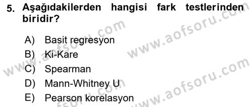 Marka İletişiminde Analiz Ve Araştırma 1 Dersi 2022 - 2023 Yılı Yaz Okulu Sınav Soruları 5. Soru