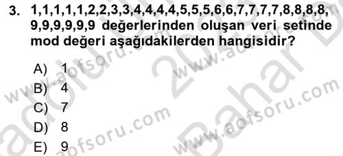 Marka İletişiminde Analiz Ve Araştırma 1 Dersi 2023 - 2024 Yılı (Vize) Ara Sınav Soruları 3. Soru
